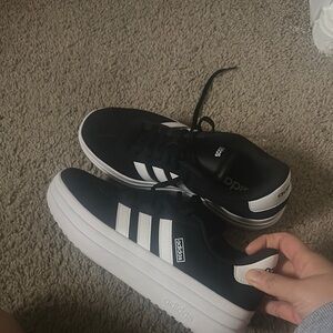 Adidas Black and White Sneakers